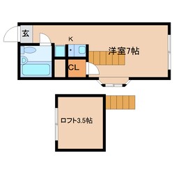 音羽町駅 徒歩3分 2階の物件間取画像